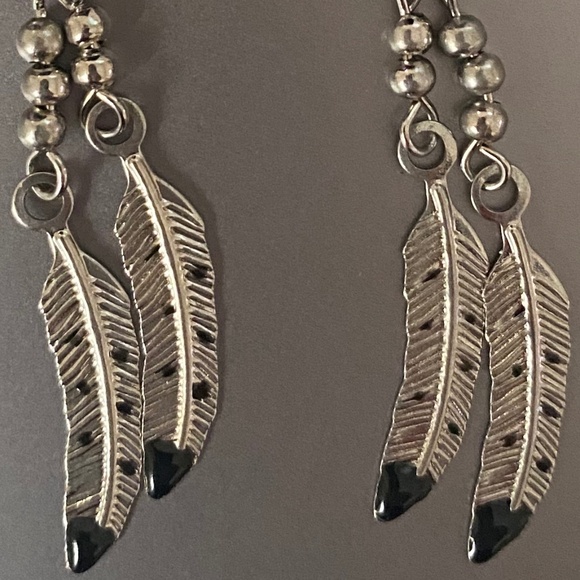 Dreamcatcher dangle earrings, Color: silver - Picture 6 of 6